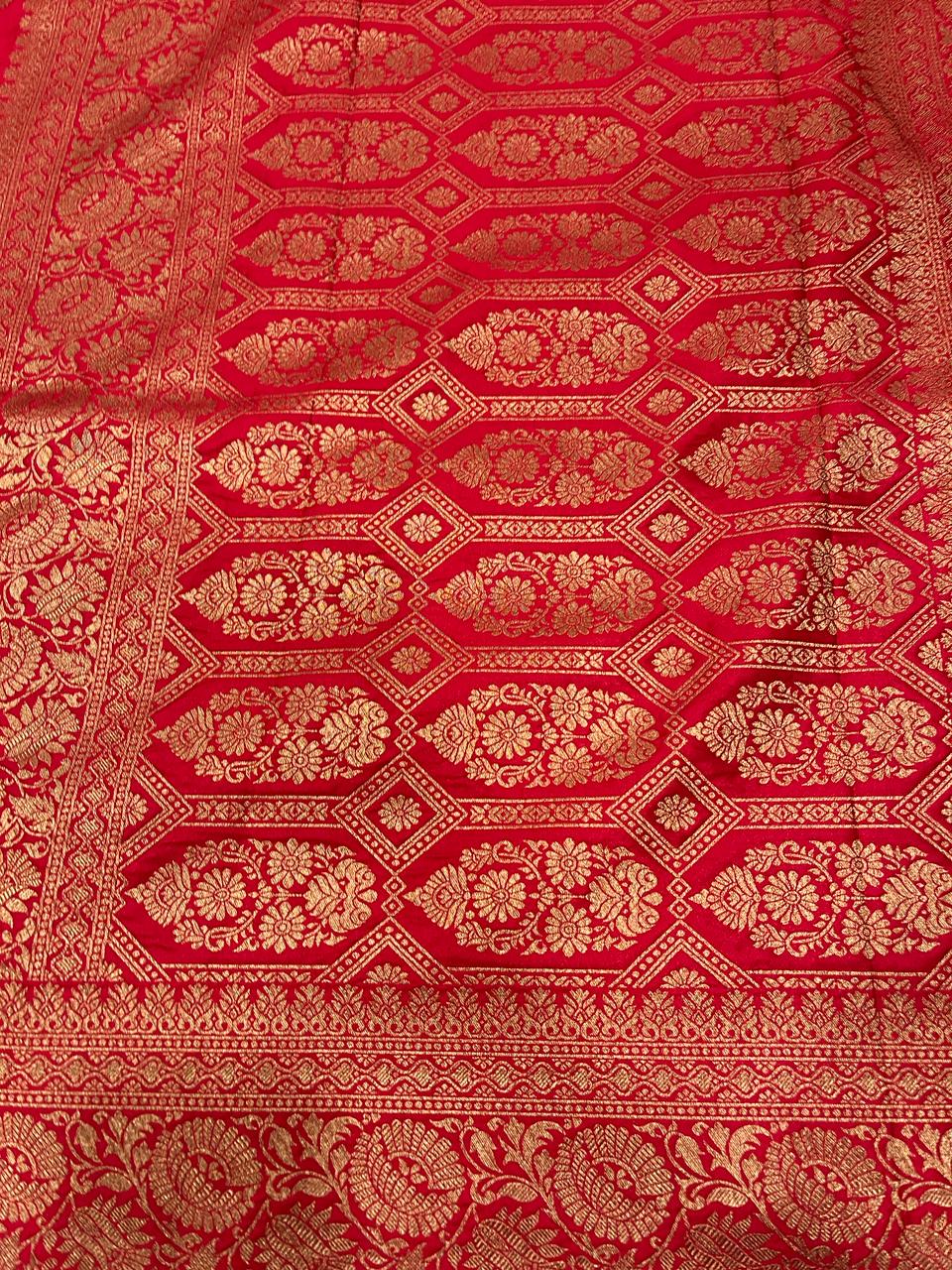 Red Banarasi Saree | Swathi Nanda Sarees