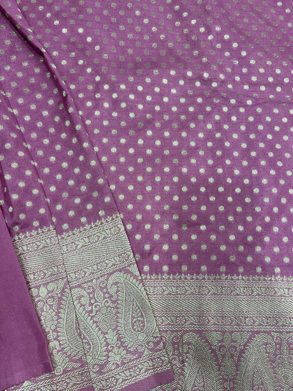 Baby Pink Banarasi Saree | Swathi Nanda Sarees