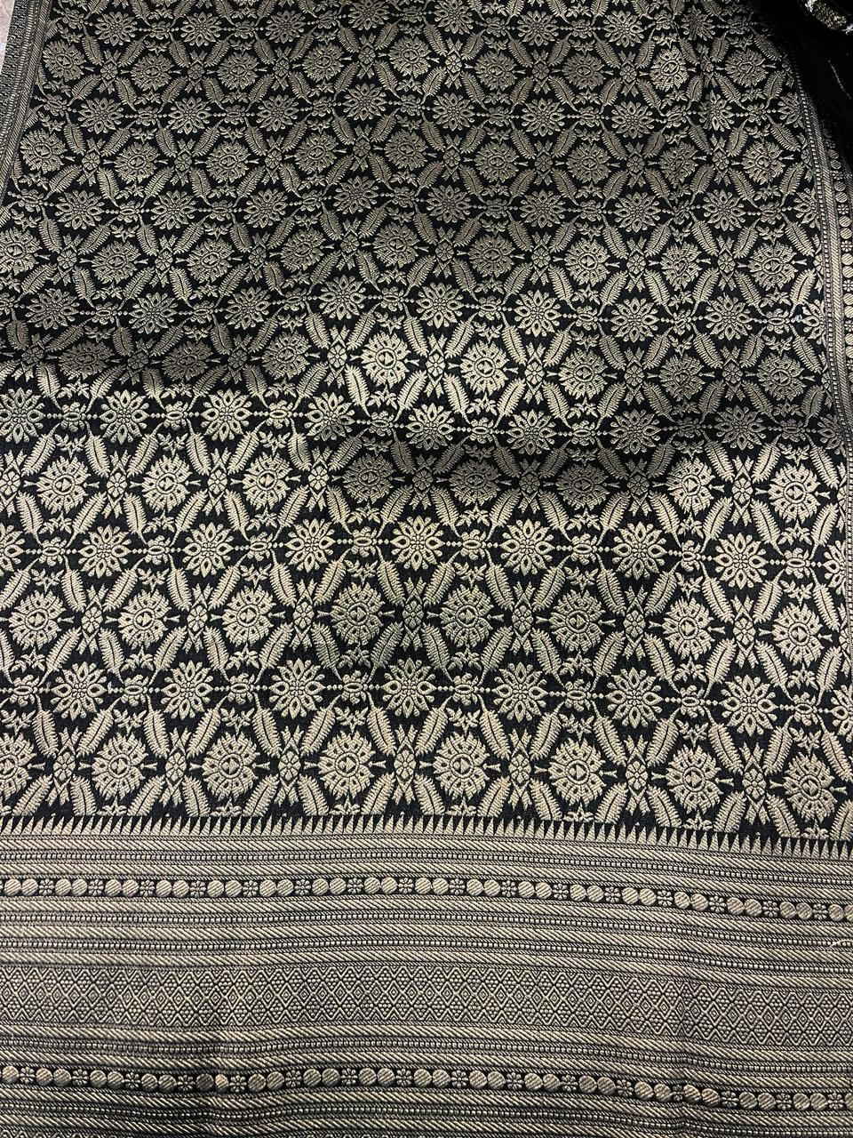 Black Banarasi Saree | Swathi Nanda Sarees