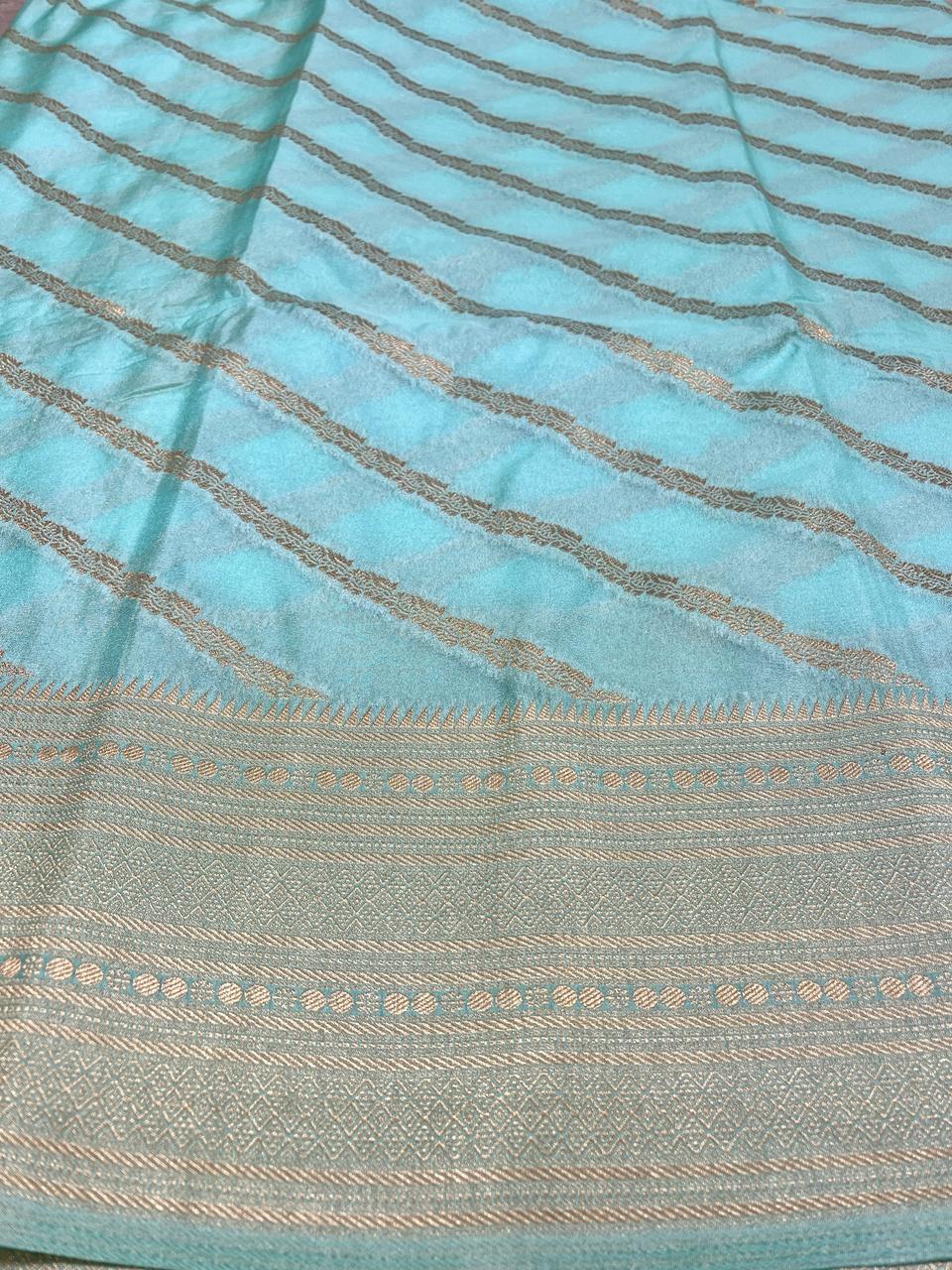 Blue Banarasi Saree | Swathi Nanda Sarees