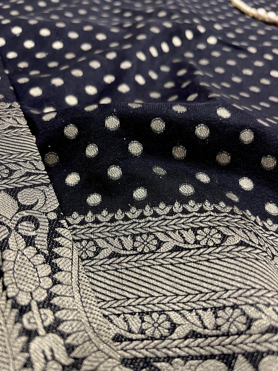 Black Banarasi Saree | Swathi Nanda Sarees