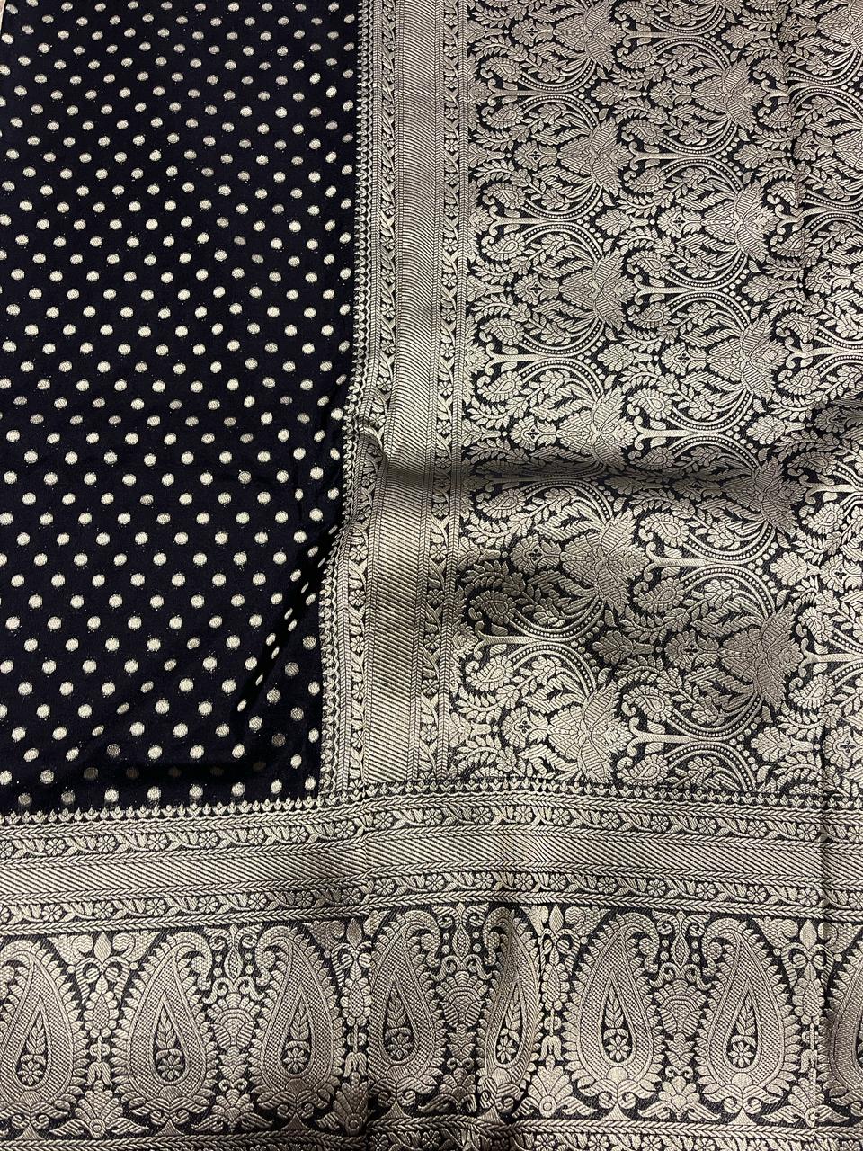 Black Banarasi Saree | Swathi Nanda Sarees