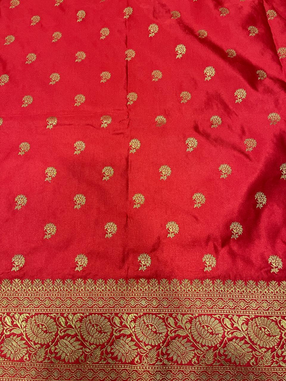 Red Banarasi Saree | Swathi Nanda Sarees