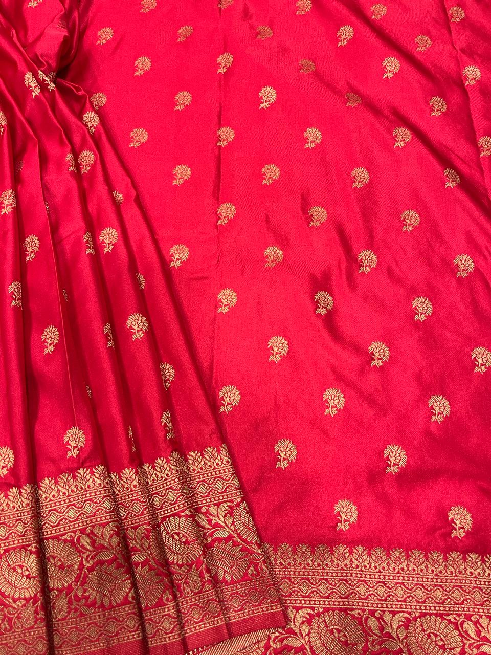 Red Banarasi Saree | Swathi Nanda Sarees