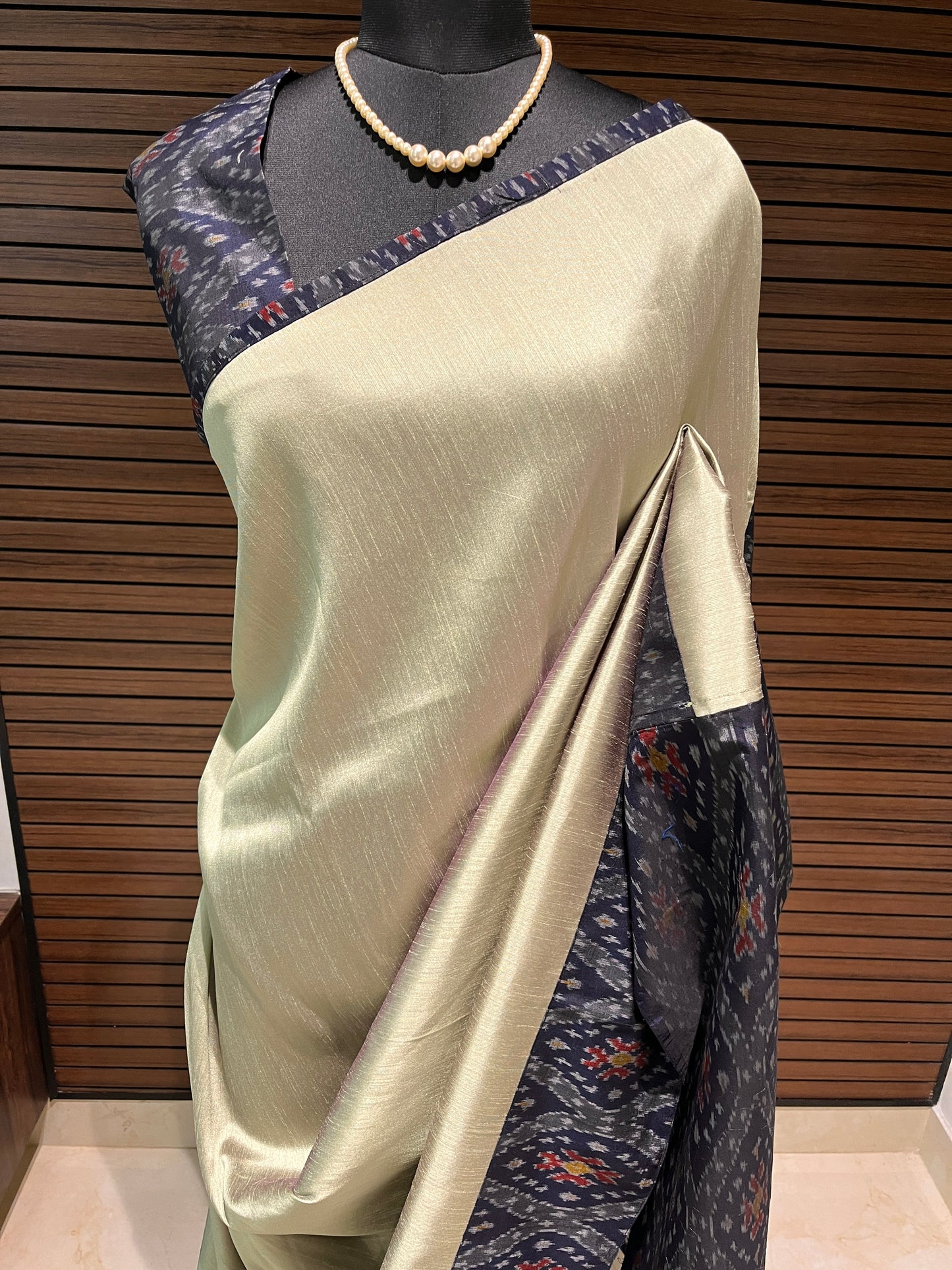 Green pochampally Ikkat Designer Saree | Swathi Nanda Sarees