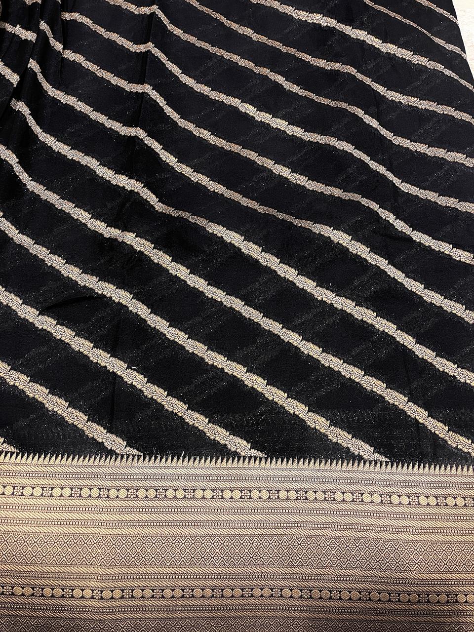 Black Banarasi Saree | Swathi Nanda Sarees
