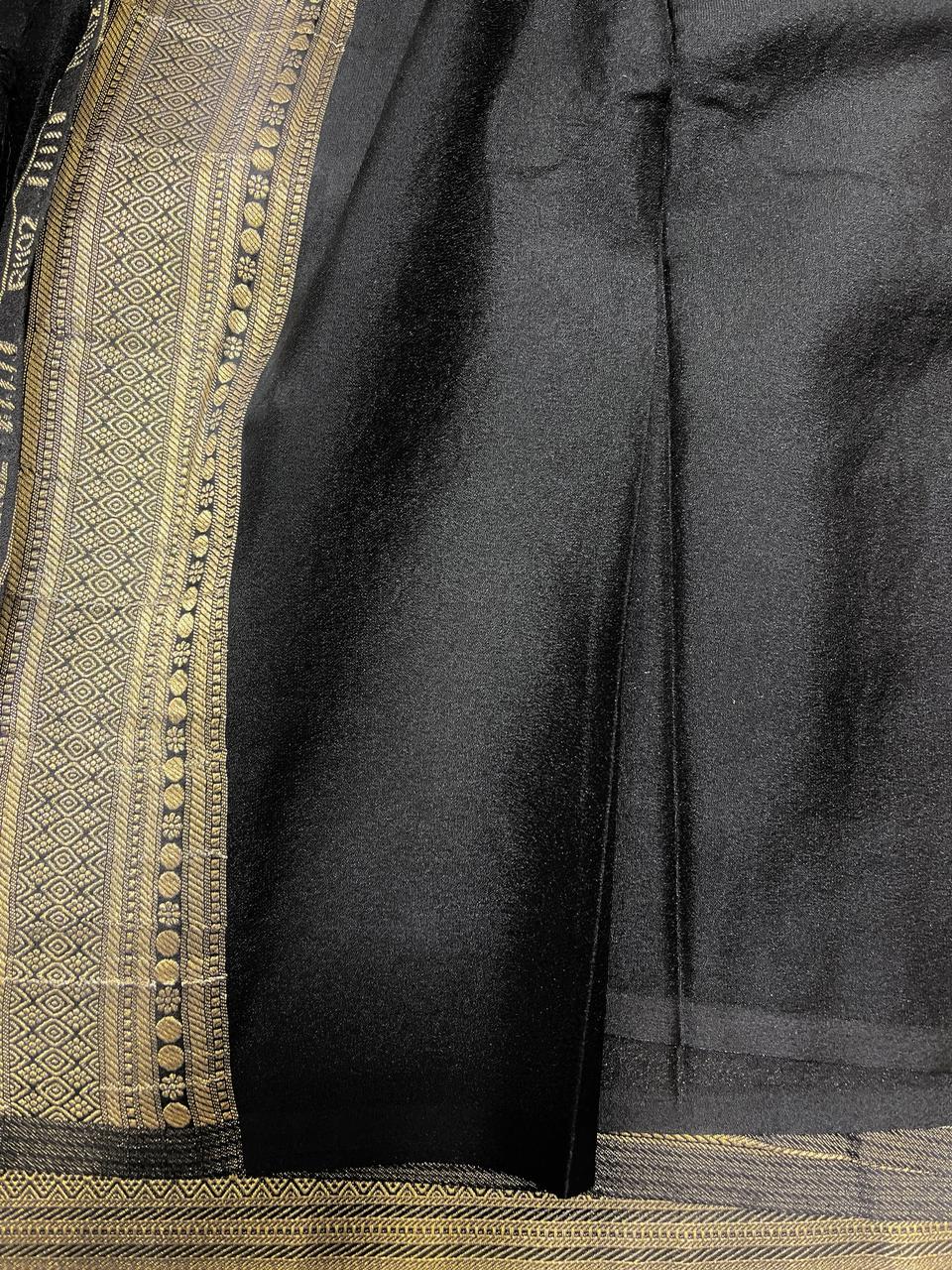 Black Banarasi Saree | Swathi Nanda Sarees