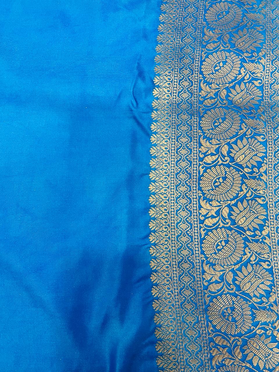 Ink Blue Banarasi Saree | Swathi Nanda Sarees