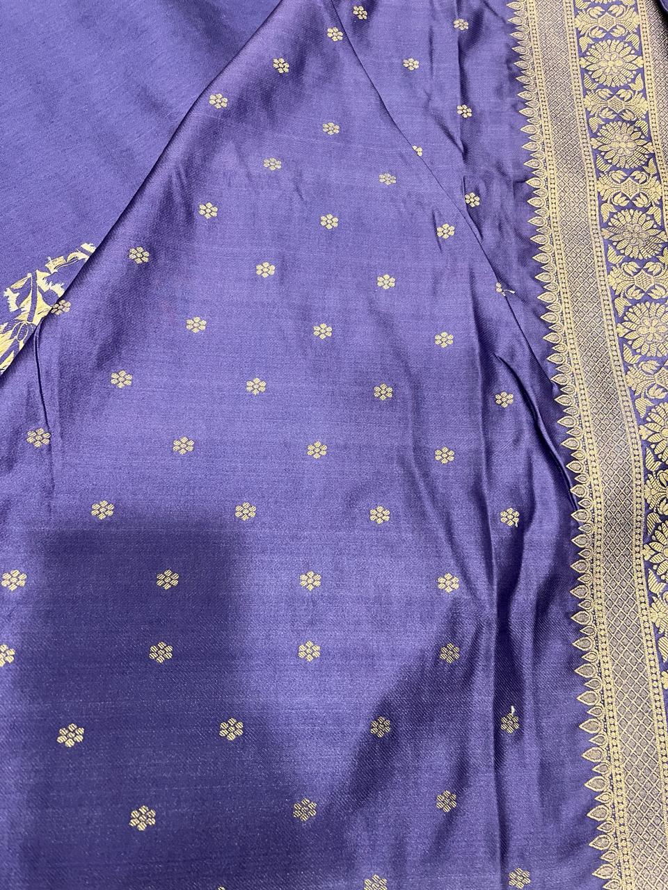 Royal Blue Banarasi Saree | Swathi Nanda Sarees
