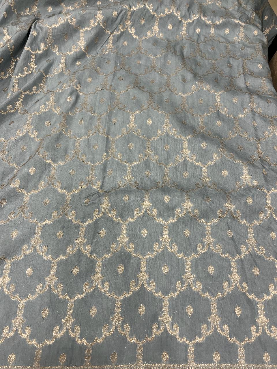 Grey Banarasi Saree