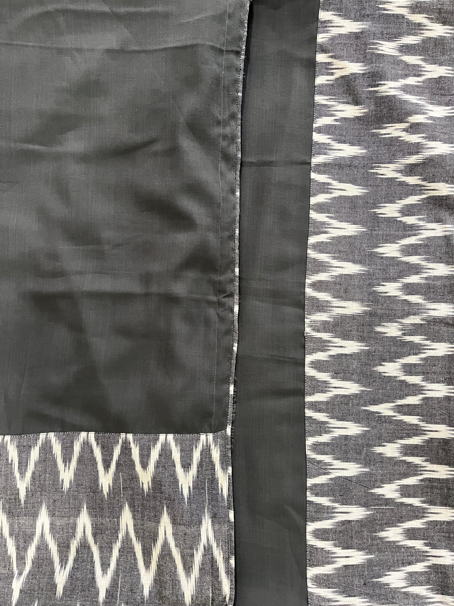 Grey Ikkat Designer Cotton Saree | Swathi Nanda Sarees
