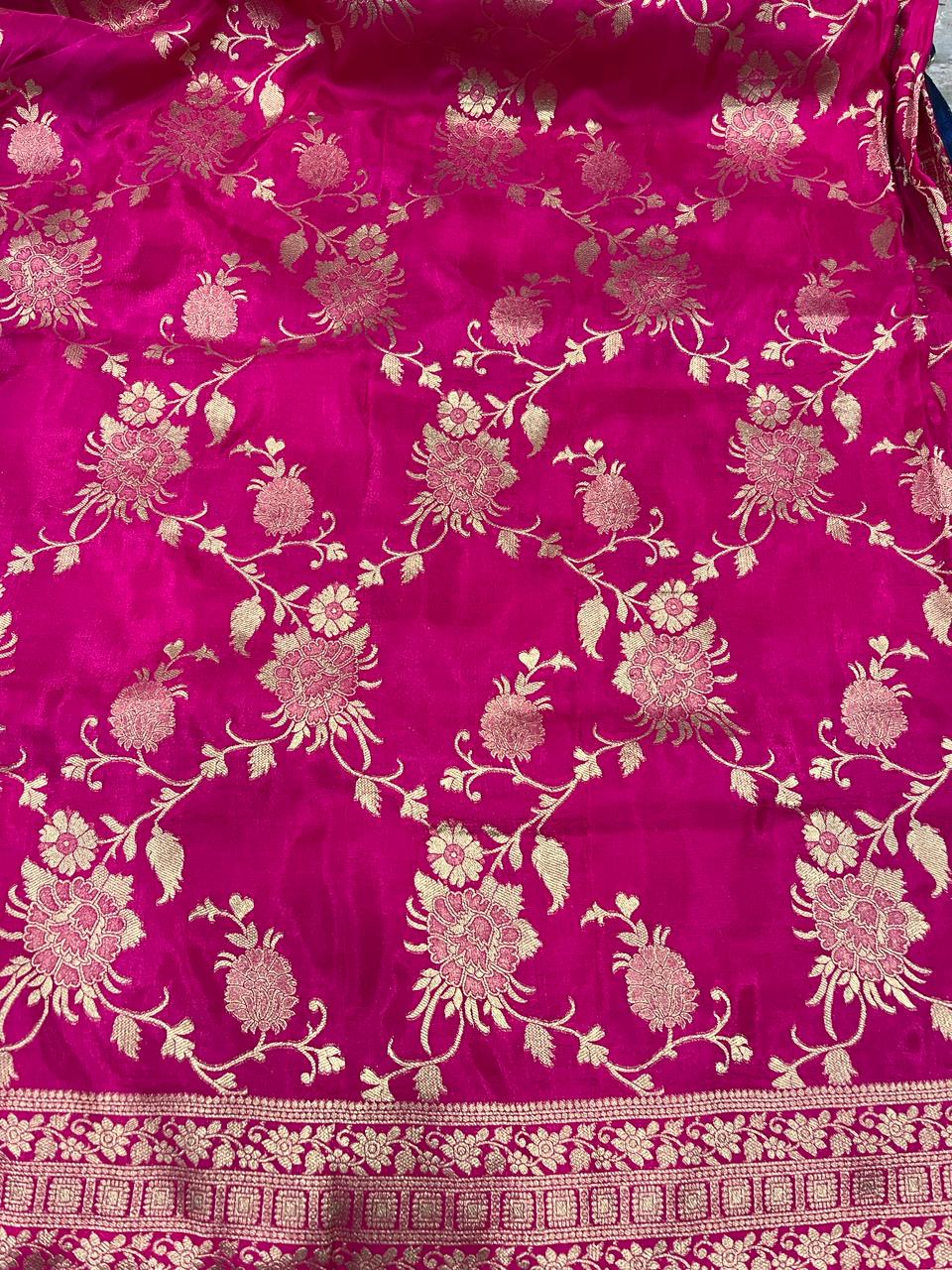 Pink Banarasi Saree | Swathi Nanda Sarees