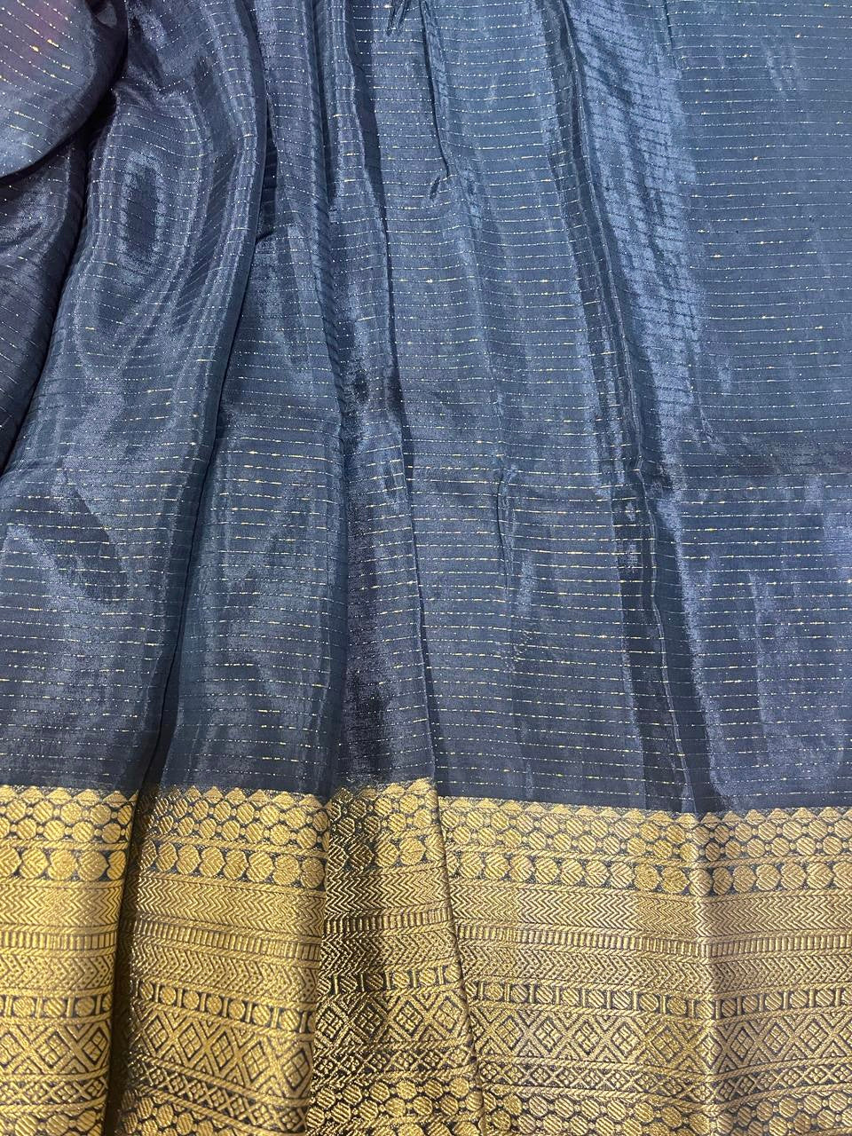 Blue Banarasi Saree | Swathi Nanda Sarees