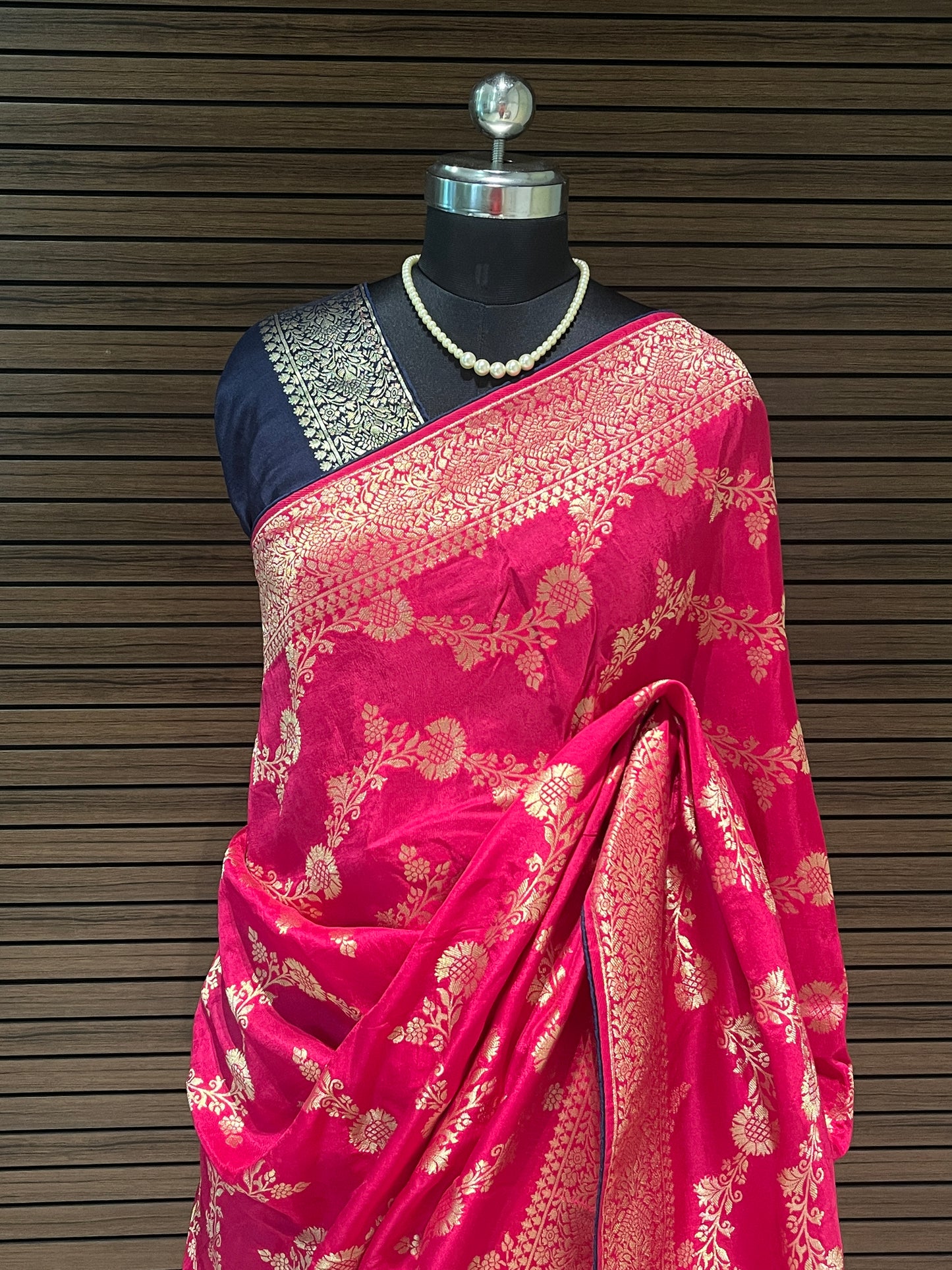 Pink Banarasi Saree | Swathi Nanda Sarees