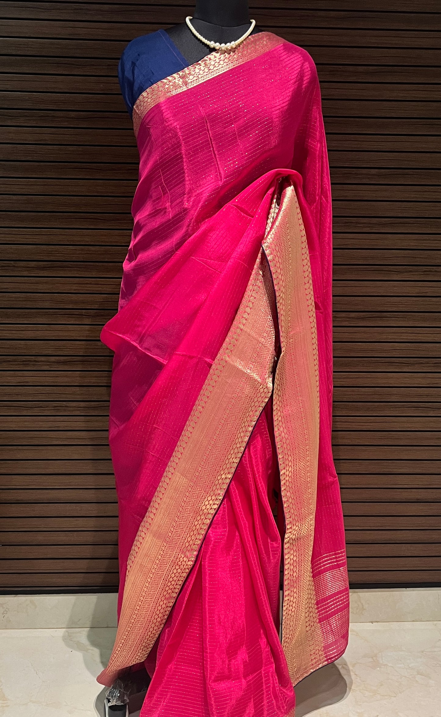 Pink Banarasi Saree | Swathi Nanda Sarees