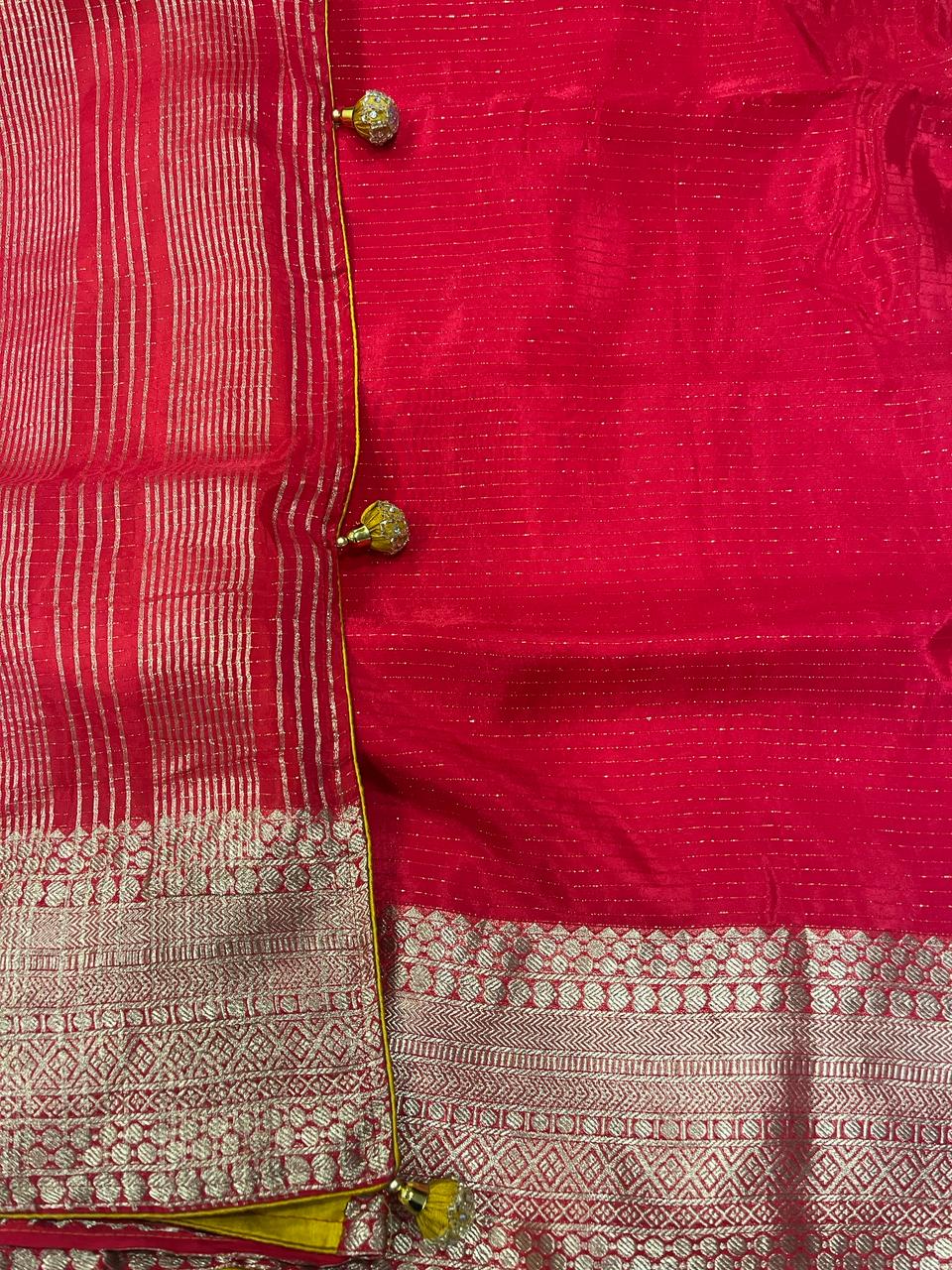 Red Banarasi Saree | Swathi Nanda Sarees