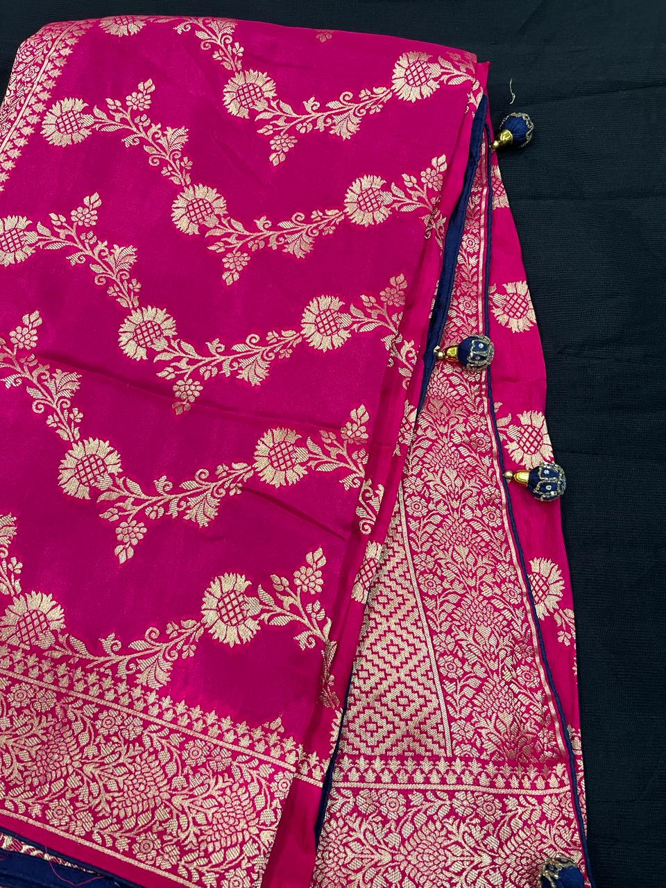 Pink Banarasi Saree | Swathi Nanda Sarees