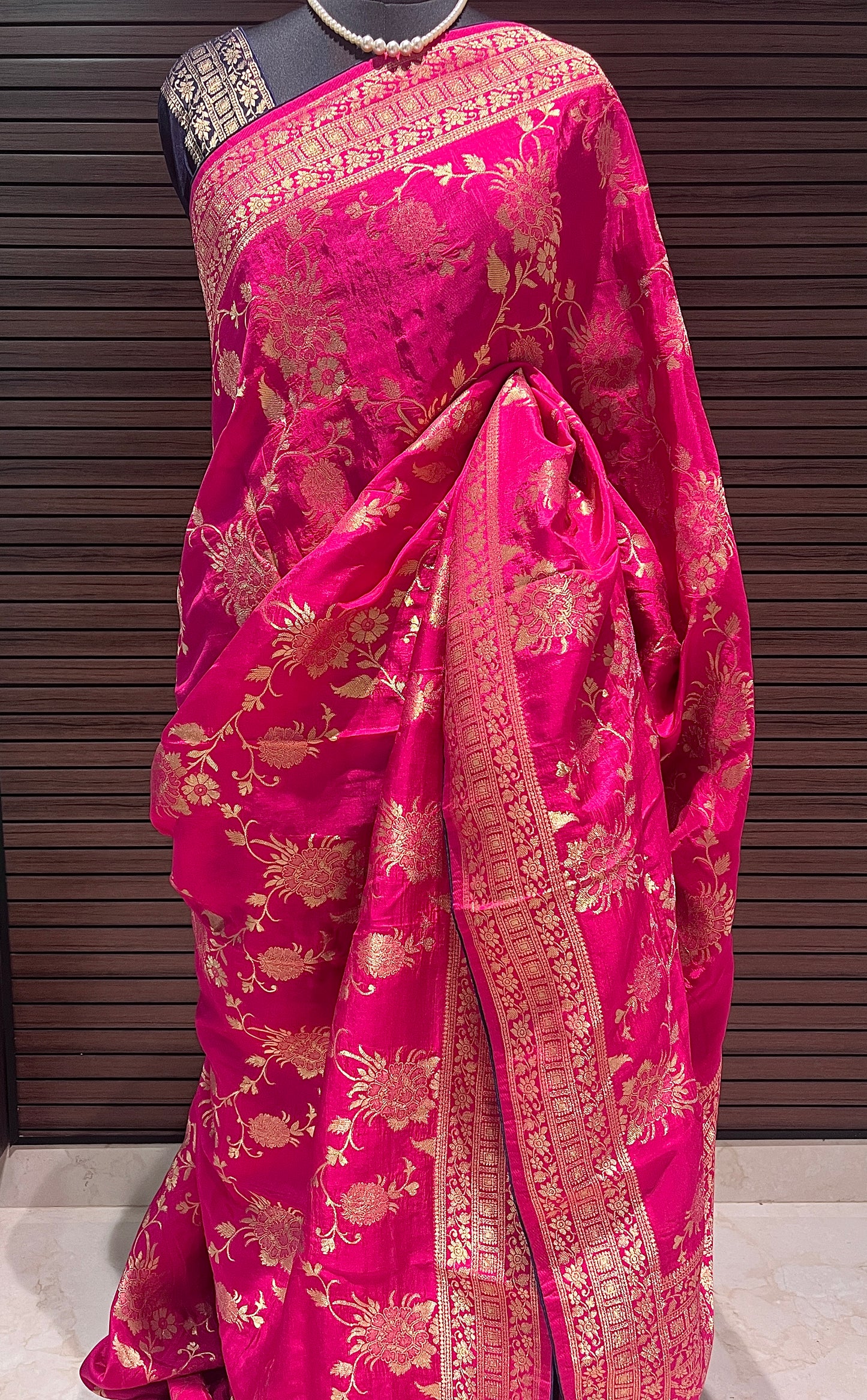 Pink Banarasi Saree | Swathi Nanda Sarees