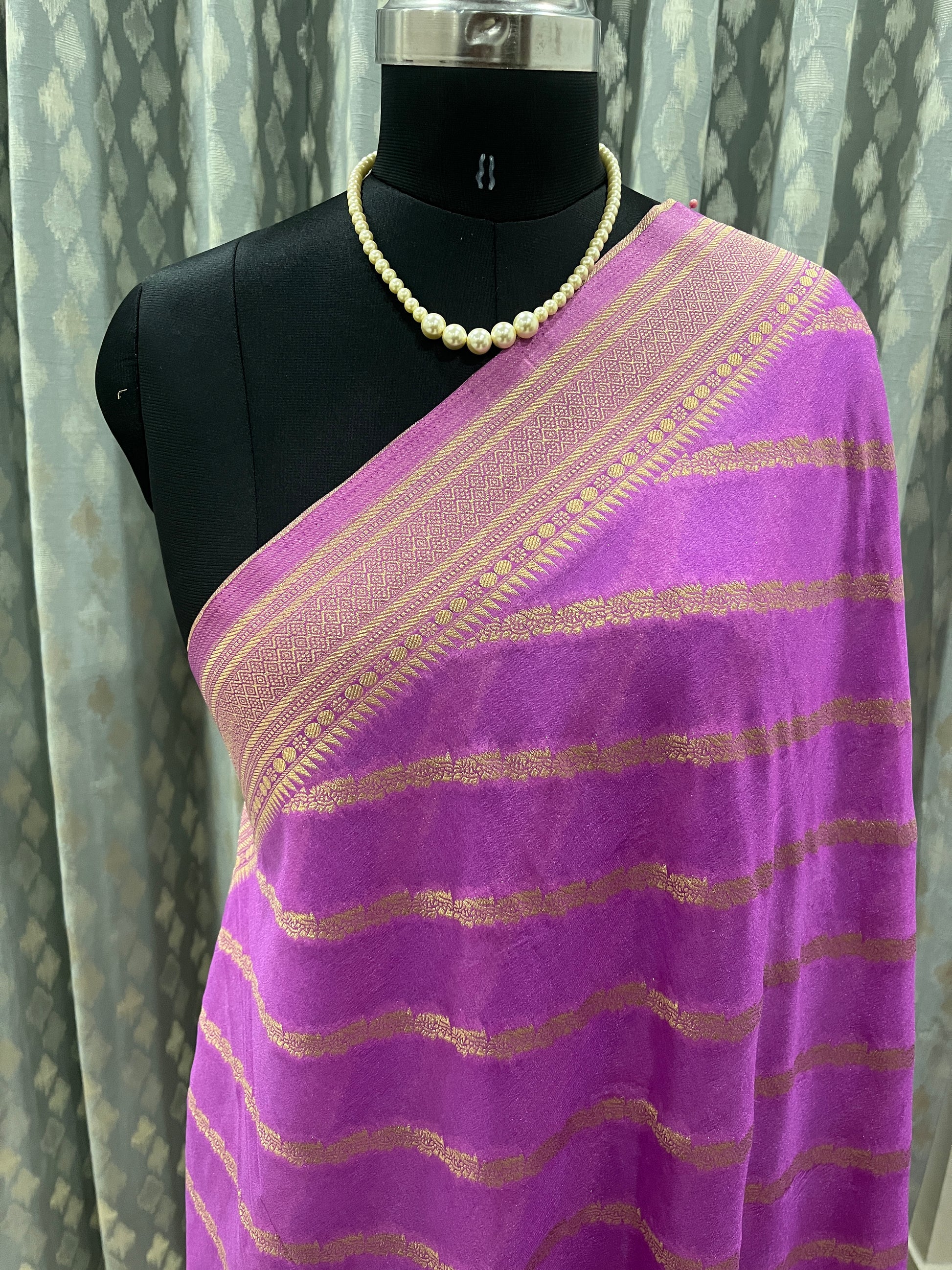 Pink Banarasi Saree | Swathi Nanda Sarees