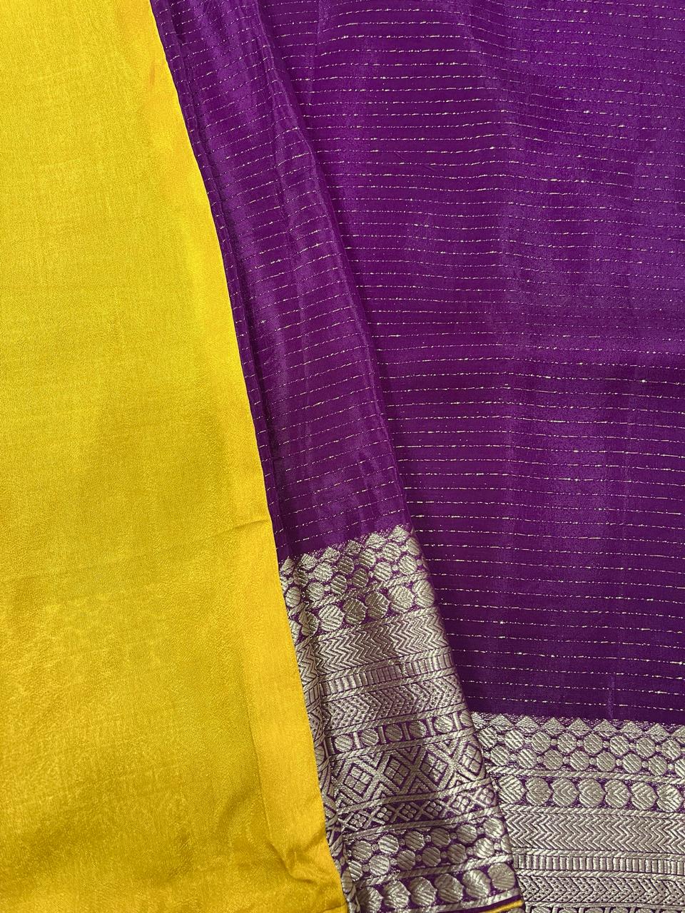 Purple Banarasi Saree | Swathi Nanda Sarees