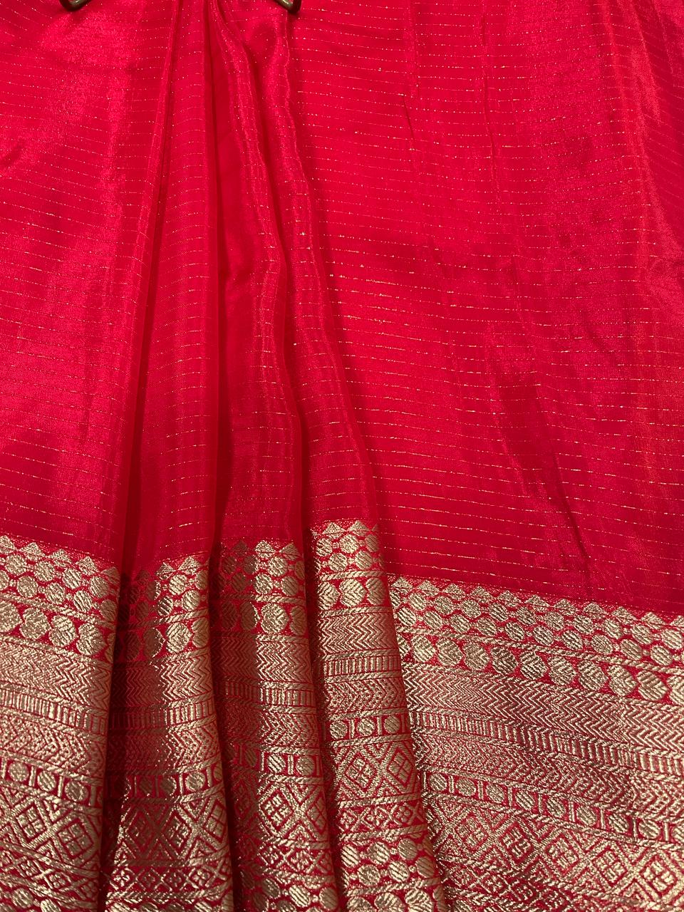 Red Banarasi Saree | Swathi Nanda Sarees