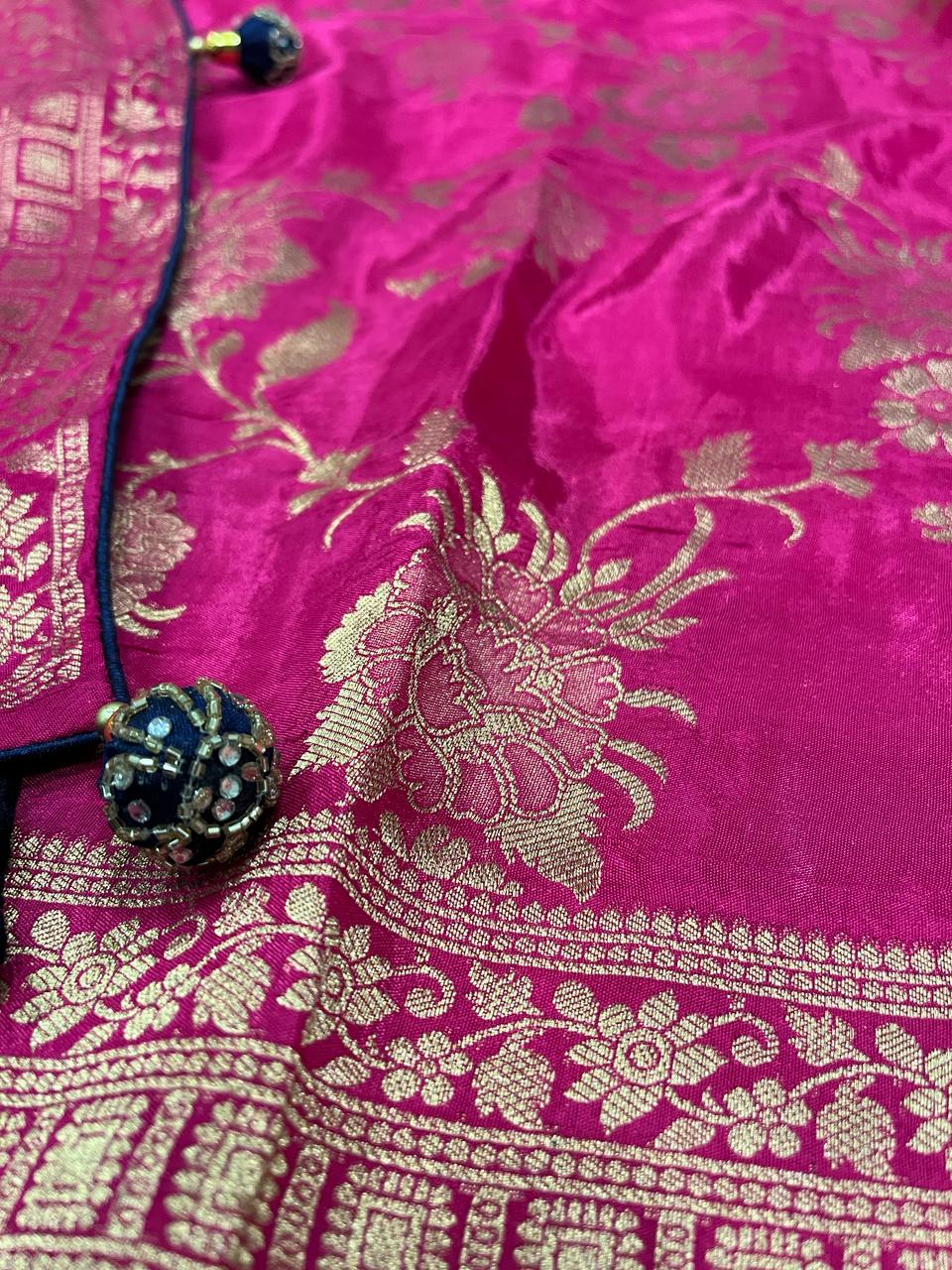 Pink Banarasi Saree | Swathi Nanda Sarees