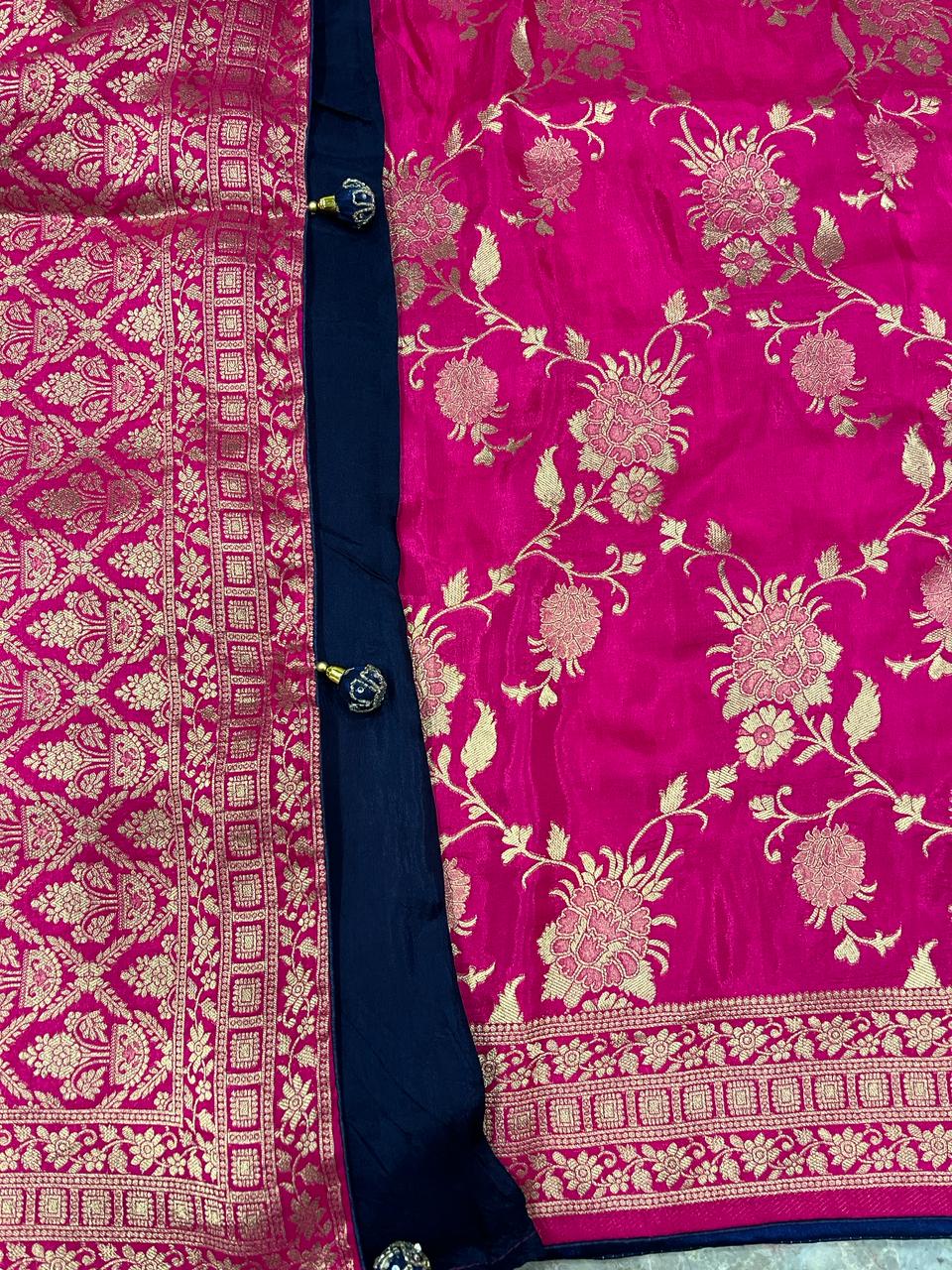 Pink Banarasi Saree | Swathi Nanda Sarees